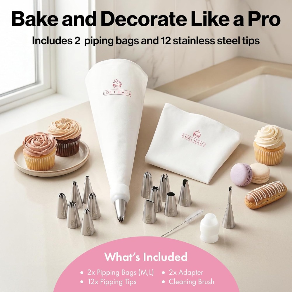 Piping Bags and Tips Set – Reu - огляд і ціна Decorating Tip Set