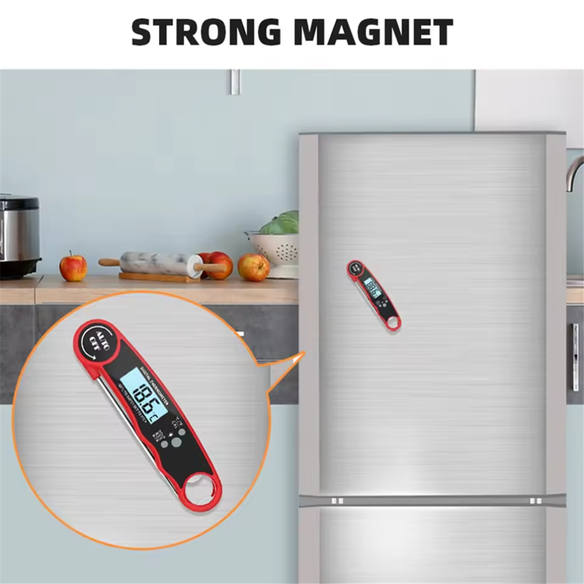 A002 Food Thermometer Kitchen  - огляд і ціна Kitchen With Baking Area