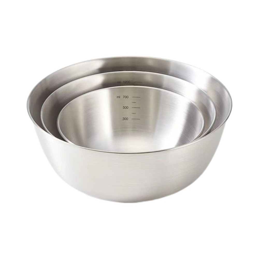 3pcs Stainless Steel Bowl Set  - огляд і ціна Kitchen Baking Scale