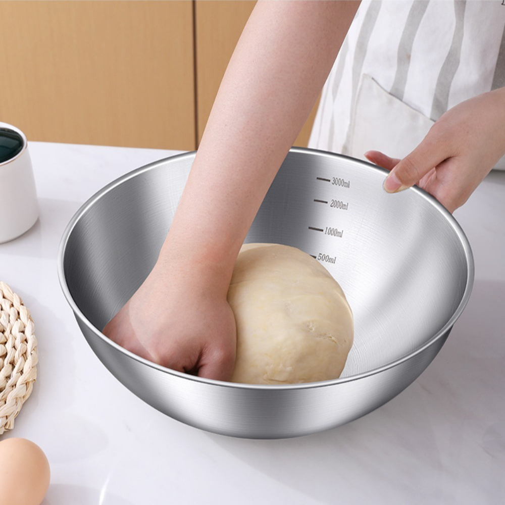 3pcs Stainless Steel Bowl Set  - огляд і ціна Kitchen Baking Scale