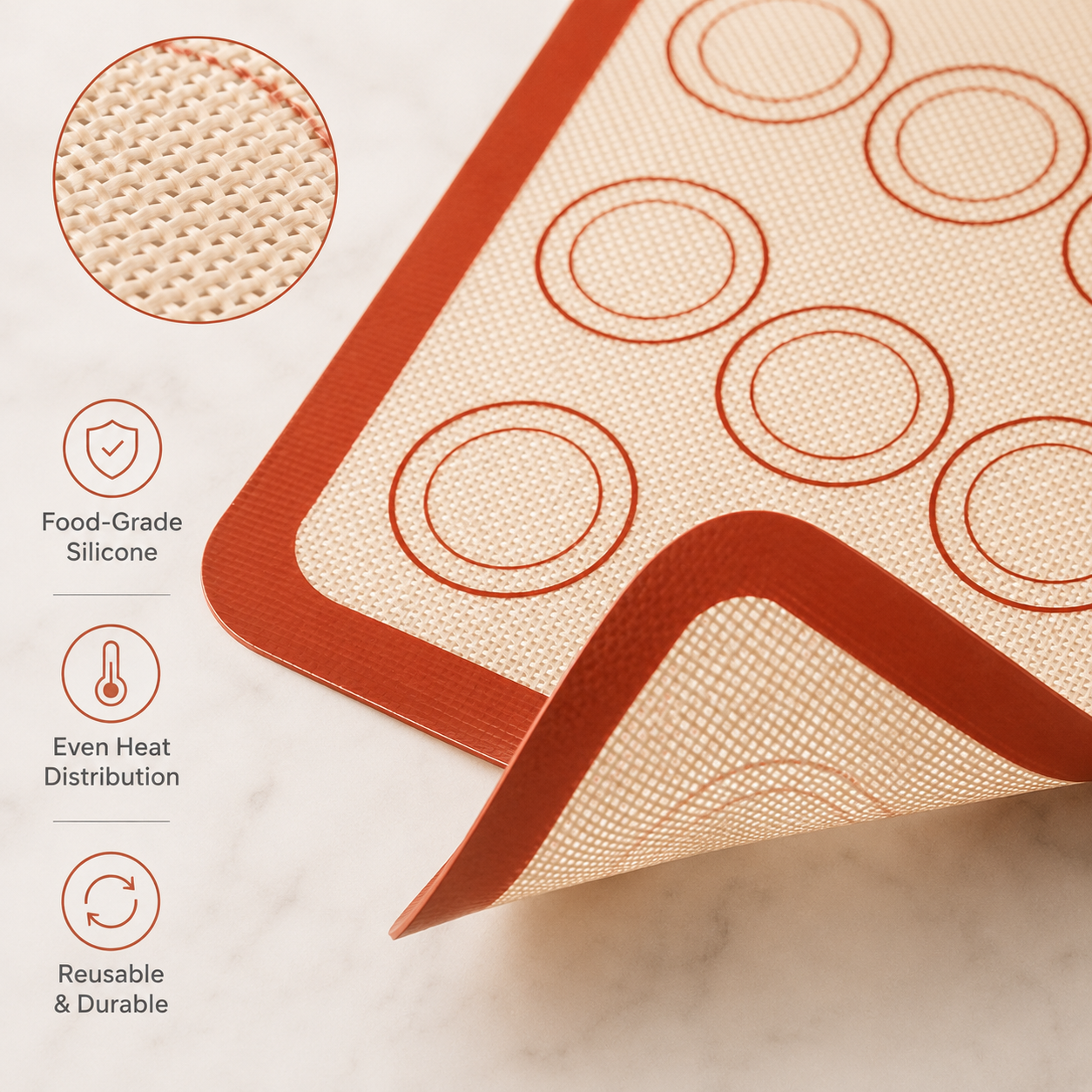 Non Stick Silicone Baking Mat  - огляд і ціна Kitchen Baking Oven