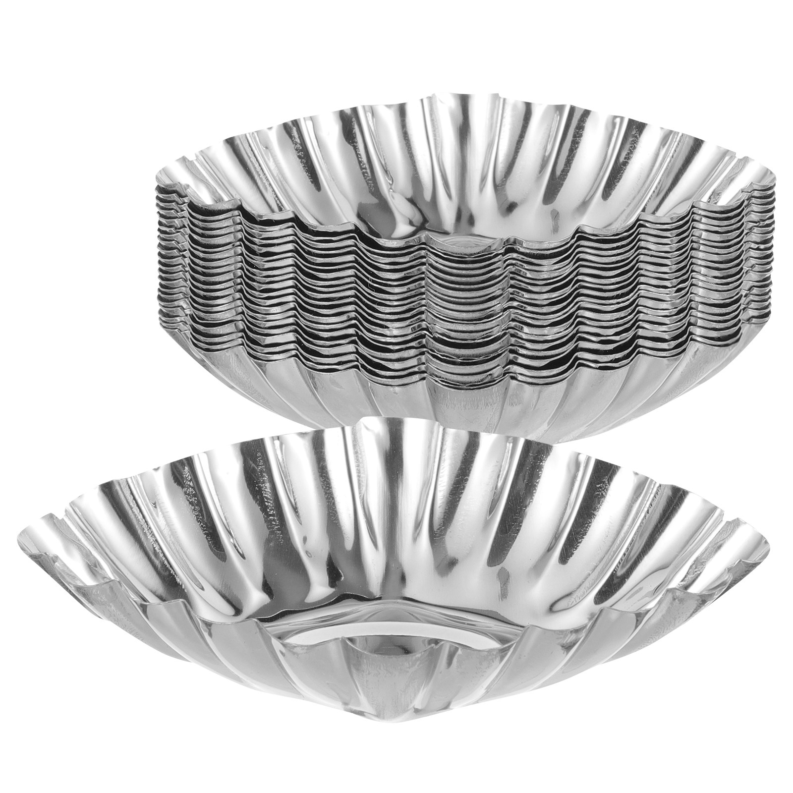 20Pcs Stainless Steel Egg Tart - огляд і ціна Kitchen Baking Oven
