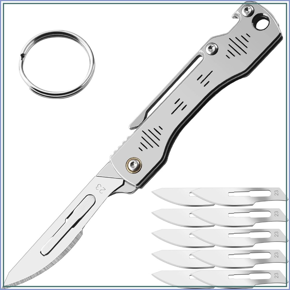 Folding Scalpel Knife with 10p - огляд і ціна Bread Lame Scoring