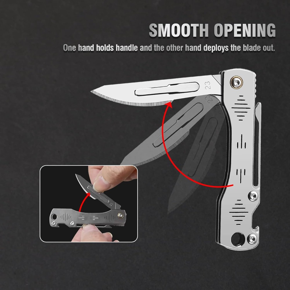 Folding Scalpel Knife with 10p - огляд і ціна Bread Lame Scoring