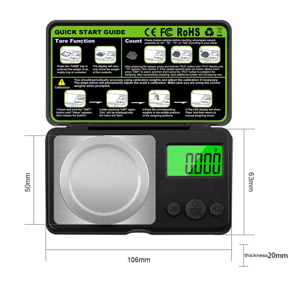 Mini Digital Scale Jewelry Mil - огляд і ціна Mini Kitchen Baking