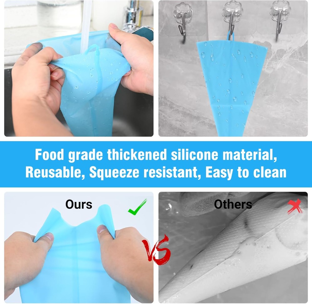 Reusable Piping Bags & Tips Se - огляд і ціна Decorating Tip Set